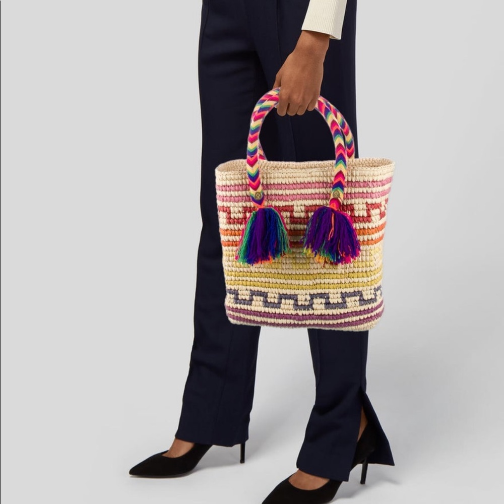 Yosuzi Raffia Beach bag